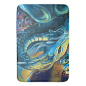Dragon Rider Fantasy Art Badmat (Voorkant Verticaal)