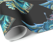 Dragon Rider Painting Cadeaupapier (Rol Hoek)