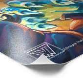 Dragon Rider Painting Foto Afdruk (Hoek)