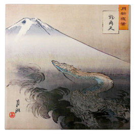 Dragon Rising up to Heaven Tegeltje