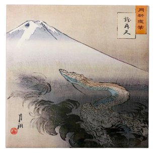 Dragon Rising up to Heaven Tegeltje