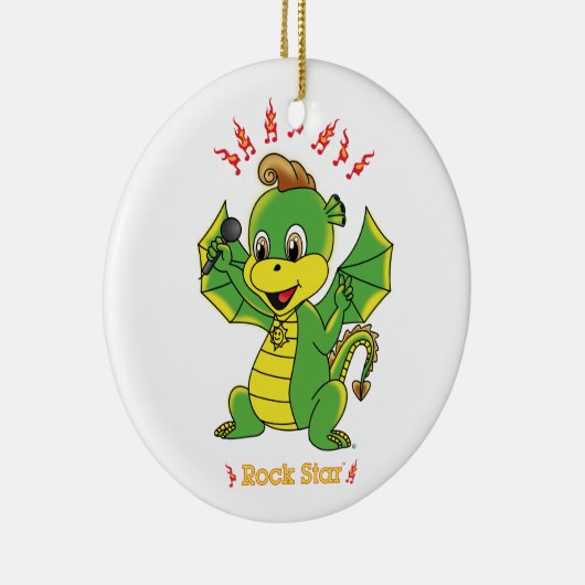 Dragon Rockstar™ Ornament (Rechts)