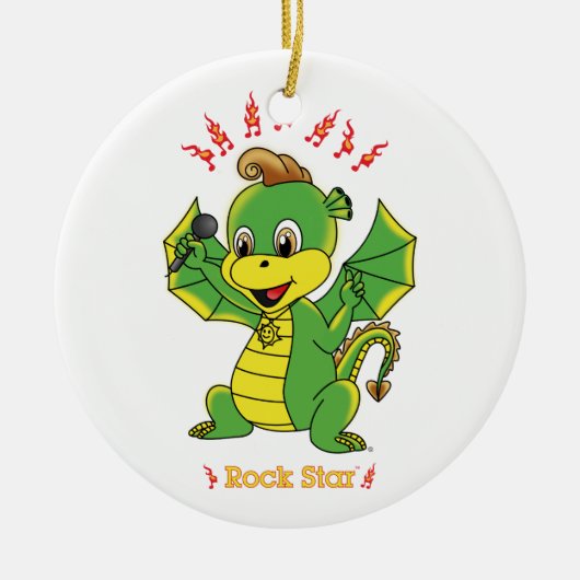 Dragon Rockstar™ Ornament (Voorkant)