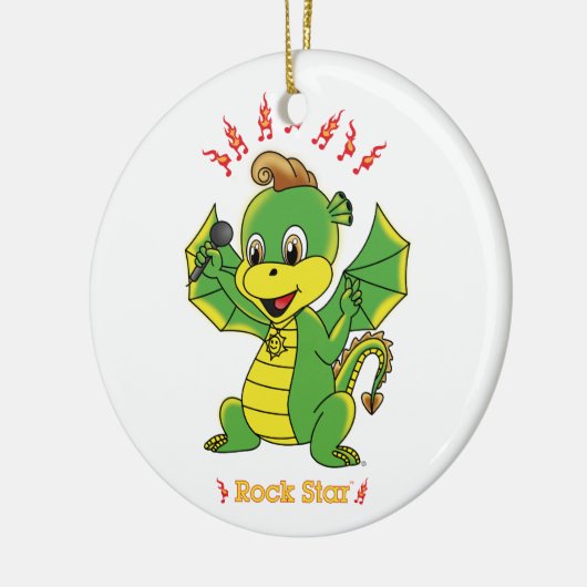 Dragon Rockstar™ Ornament (Links)