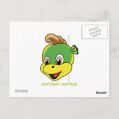 Dragon Rockstar™ Post Cards Briefkaart (Achterkant)