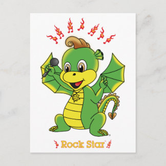 Dragon Rockstar™ Post Cards Briefkaart