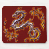 dragon rojo fuego muismat (Voorkant)