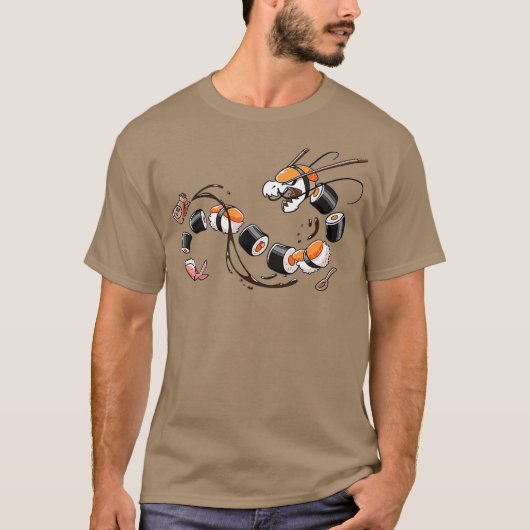 Dragon Roll Sushi T-shirt (Voorkant)