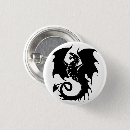 Dragon Ronde Button 3,2 Cm (Voorkant /achterkant)