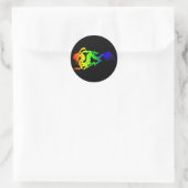 Dragon Ronde Sticker (Tas)
