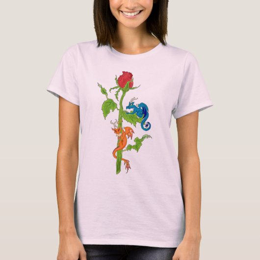 Dragon Roos dames riem shirt (Voorkant)