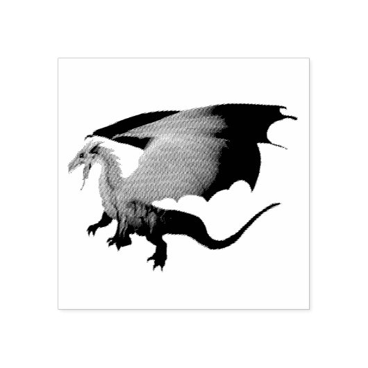 Dragon Rubberstempel (Afrduk)