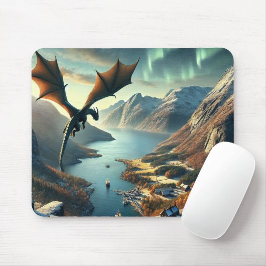 Dragon’s Journey – Epic Fantasy Landscape Muismat (Met muis)