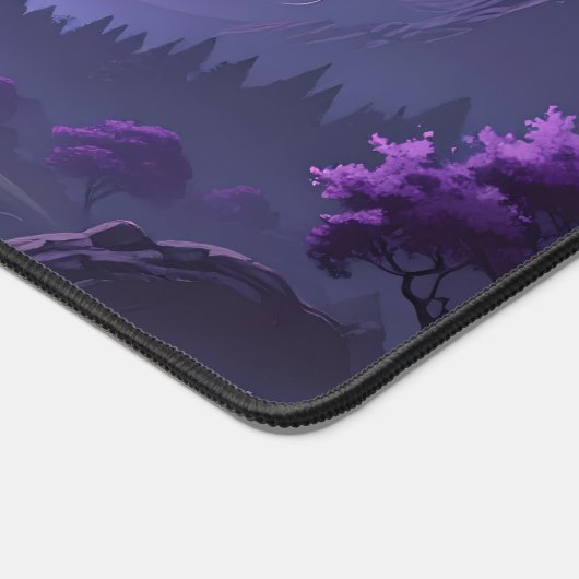 Dragon’s Night – Purple Fantasy Desk Mat 🌙🐉 (Hoek)