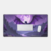 Dragon’s Night – Purple Fantasy Desk Mat 🌙🐉 (Keyboard & Muis)