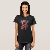 Dragon Sakura Flower T-shirt (Voorkant volledig)