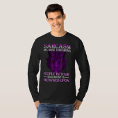 Dragon Sarcasm omdat ze mensen martelen in je auto T-shirt (Voorkant volledig)