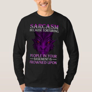 Dragon Sarcasm omdat ze mensen martelen in je auto T-shirt