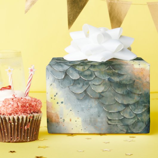 Dragon Scale Gift Wrap Cadeaupapier (Verjaardagsfeest)
