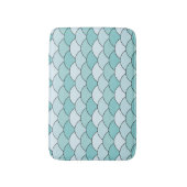 Dragon Scales, Fans, Waves, Seigaiha, Blue Badmat (Voorkant Verticaal)