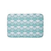 Dragon Scales, Fans, Waves, Seigaiha, Blue Badmat (Voorkant)