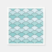 Dragon Scales, Fans, Waves, Seigaiha, Blue Servet (Voorkant)