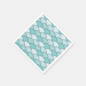 Dragon Scales, Fans, Waves, Seigaiha, Blue Servet (Hoek)