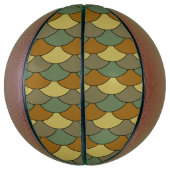 Dragon Scales, Fans, Waves, Seigaiha, Camouflage Basketbal (Verticaal)