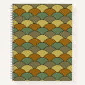 Dragon Scales, Fans, Waves, Seigaiha, Camouflage Notitieboek (Voorkant)