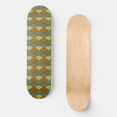 Dragon Scales, Fans, Waves, Seigaiha, Camouflage Persoonlijk Skateboard (Voorkant)