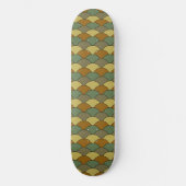 Dragon Scales, Fans, Waves, Seigaiha, Camouflage Persoonlijk Skateboard (Voorkant)