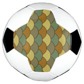 Dragon Scales, Fans, Waves, Seigaiha, Camouflage Voetbal (Gedraaid)