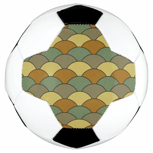 Dragon Scales, Fans, Waves, Seigaiha, Camouflage Voetbal (Voorkant)
