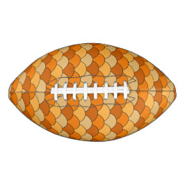Dragon Scales, Fans, Waves, Seigaiha, Orange American Football