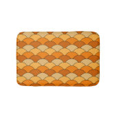 Dragon Scales, Fans, Waves, Seigaiha, Orange Badmat (Voorkant)
