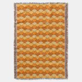 Dragon Scales, Fans, Waves, Seigaiha, Orange Deken (Voorkant Verticaal)