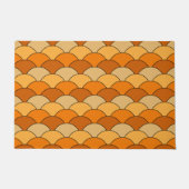 Dragon Scales, Fans, Waves, Seigaiha, Orange Deurmat (Voorkant)
