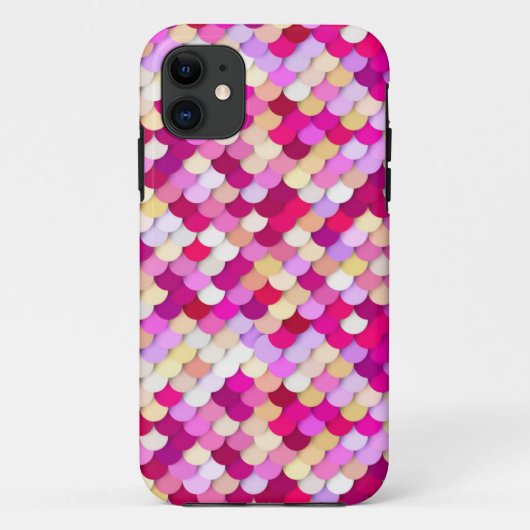 "Dragon Scales" — magenta, roze en goud Case-Mate iPhone Case (Achterkant)