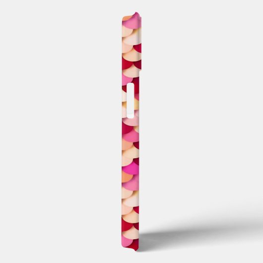 "Dragon Scales" — magenta, warm roze en perzik Case-Mate iPhone Case (Achterkant / Rechts)