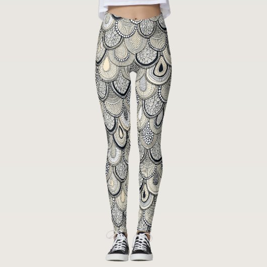 dragon scales mono leggings (Voorkant)
