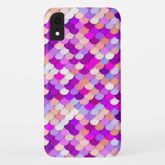 "Dragon Scales" — paars, warm roze en perzik Case-Mate iPhone Case (Achterkant)