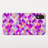 "Dragon Scales" — paars, warm roze en perzik Case-Mate iPhone Case (Achterkant (horizontaal))