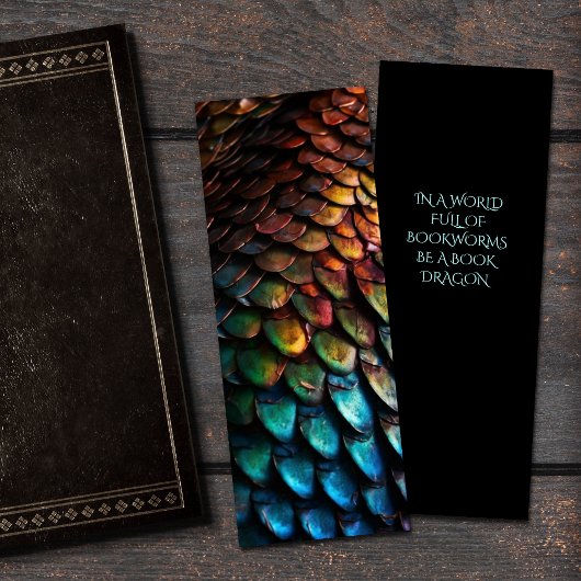 Dragon Scales Small Bladwijzer Mini Visitekaartjes