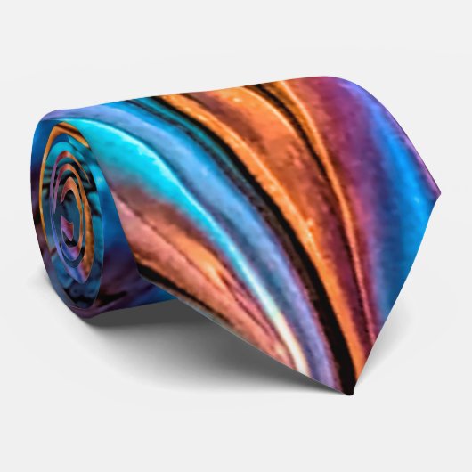 Dragon Scalorful abstract Stropdas (Opgerold)