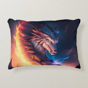 Dragon Scape Fire Night Accent Kussen