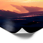 Dragon Scape Fire Night Perfect Poster (Hoek)