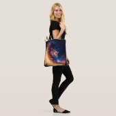 Dragon Scape Fire Night Tote Bag (Op model)