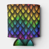 Dragon schaalt naadloze 3D textuur. Blikjeskoeler (Achterkant)