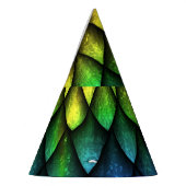 Dragon schaalt naadloze 3D textuur. Feesthoedjes (Links)