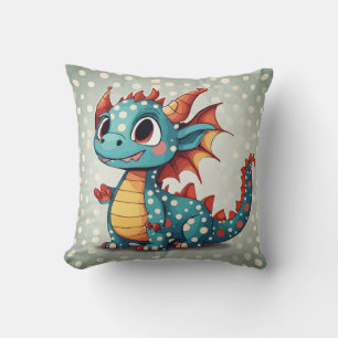 Dragon schattige stippen kussen